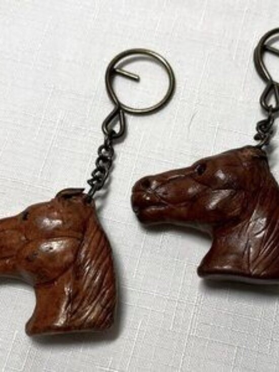 leather%20keychains Other - Leather Horse keychains. Set of two. Unique!